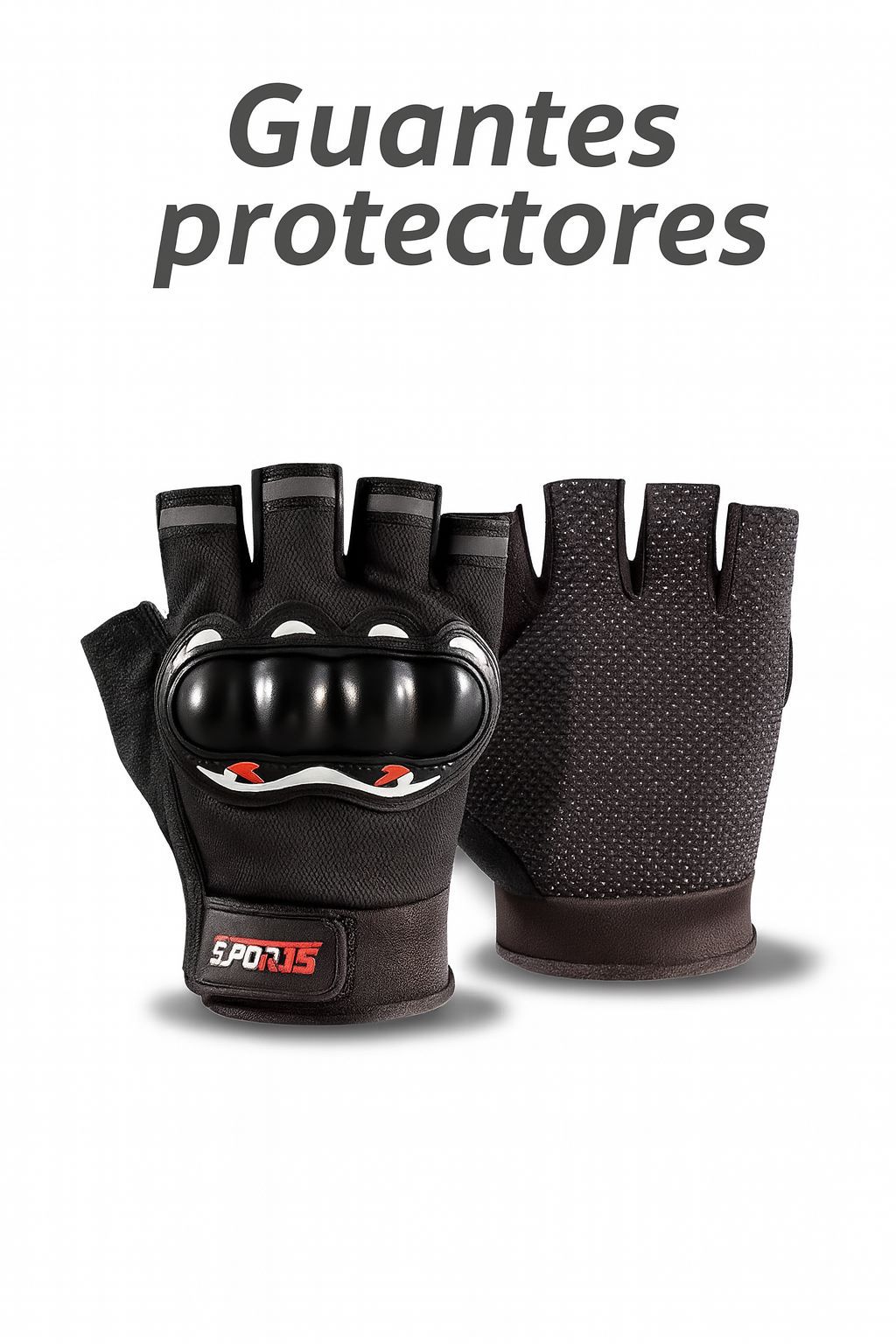GUANTES DEPORTIVOS MEDIO DEDO
